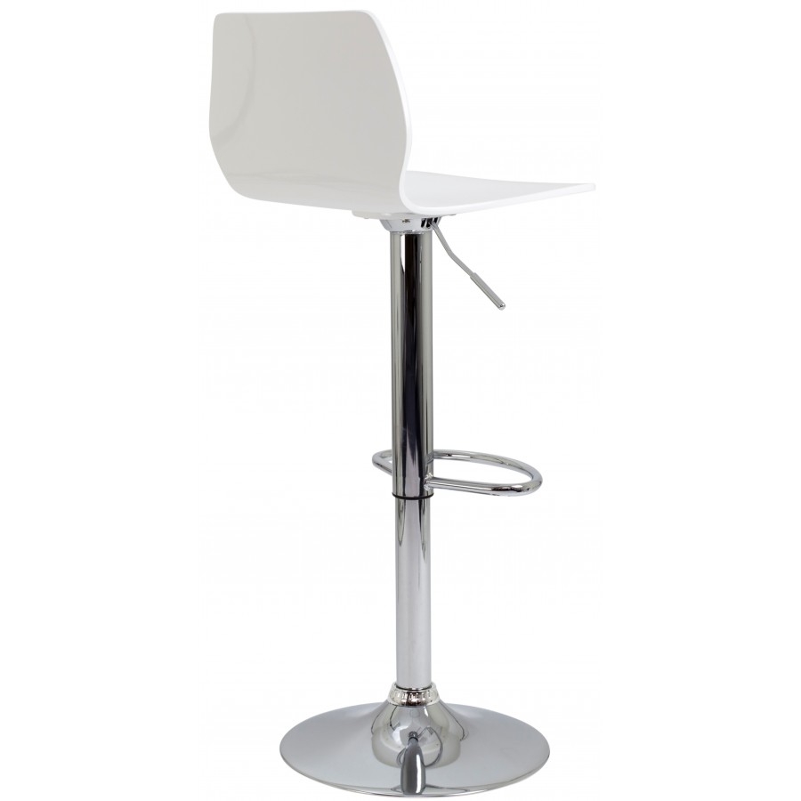 Stork Height Adjustable Wooden Bar Stool